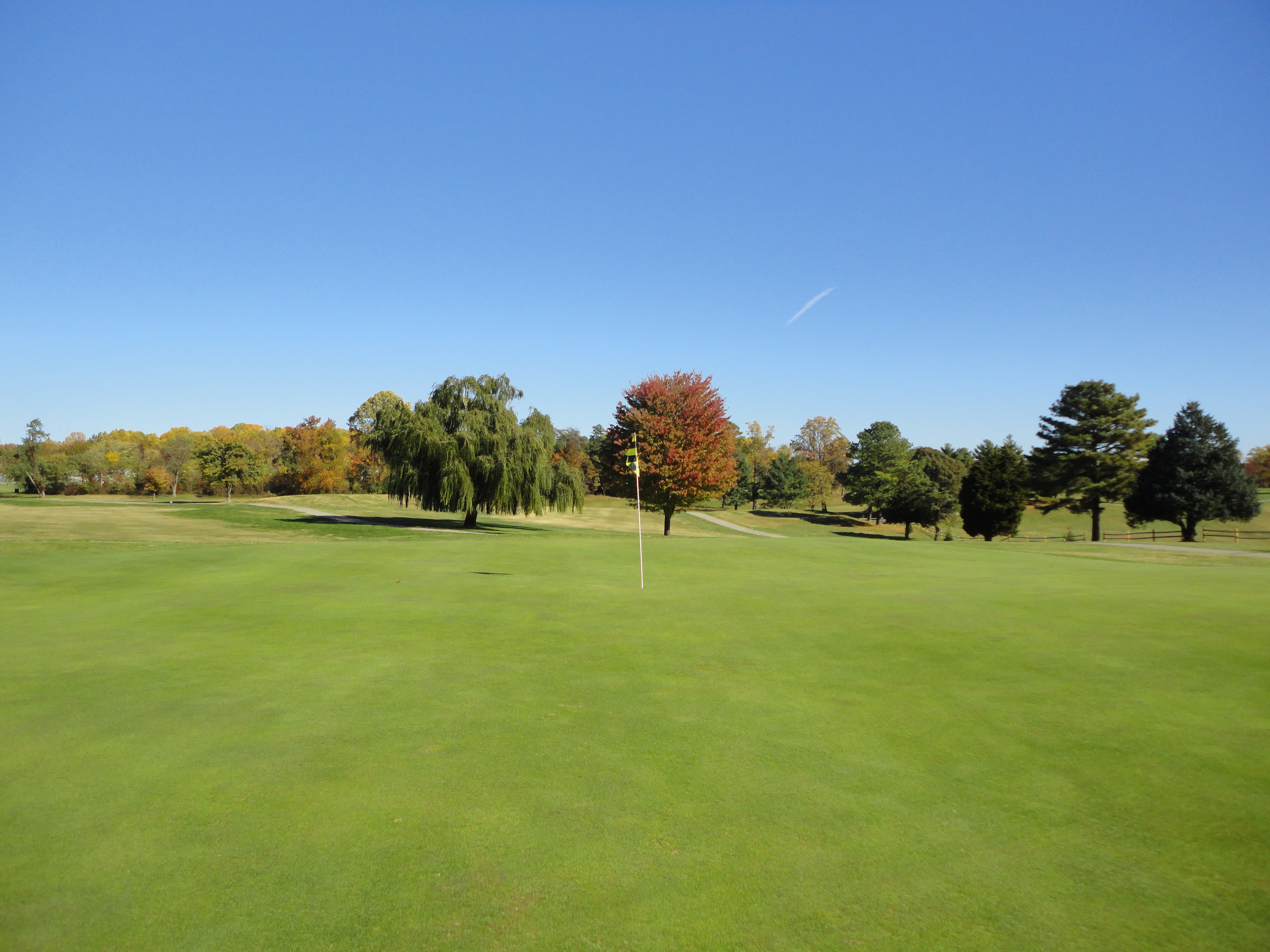 No. 7 green & No. 8 fairway